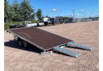 TEMARED Remorque plateau 406x203 basculant PTAC 2700kg plancher bois